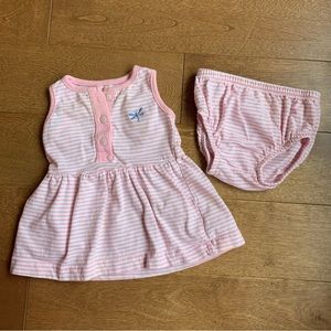 3/$10 CARTERS Baby girl dress 3m